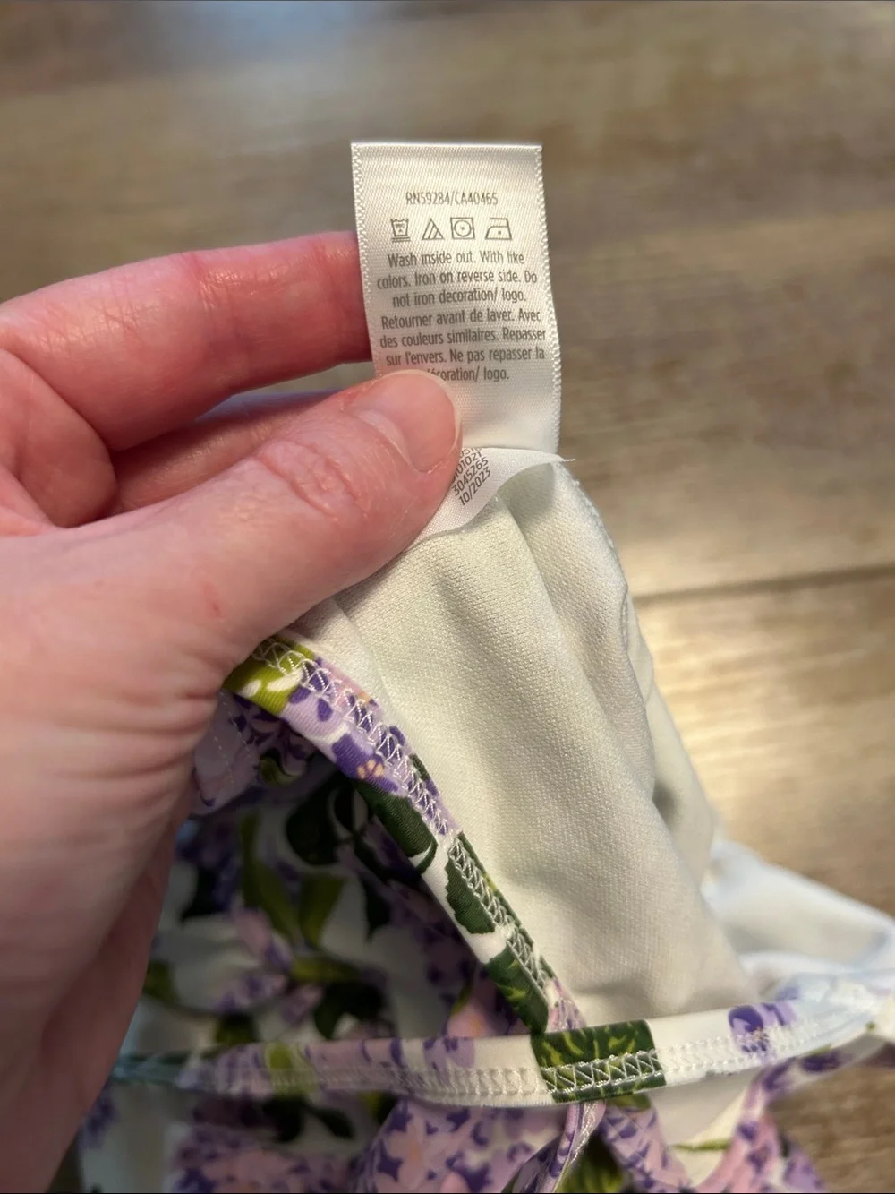 Gymboree Purple Floral Ruffle One-Piece Swimsuit